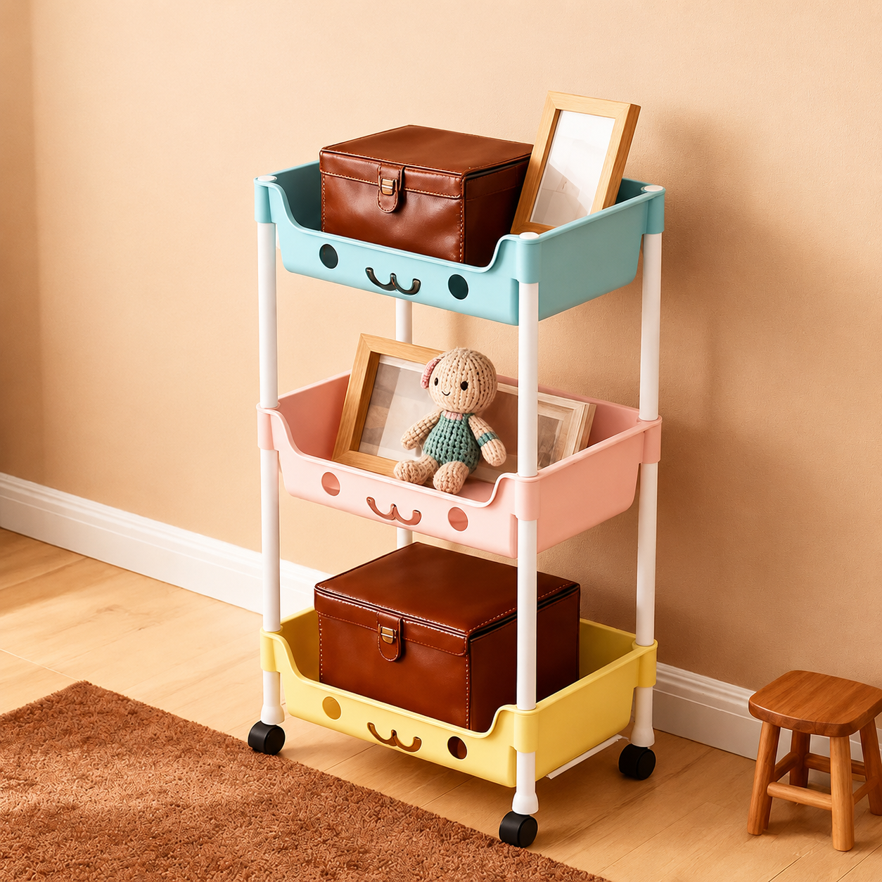 3/5-Tier Multifunctional Storage and Organizing Rack