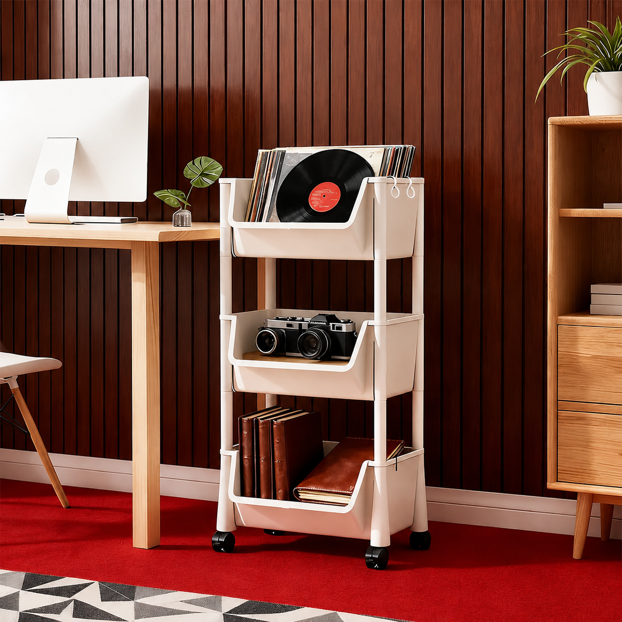 3/5-Tier Multifunctional Storage and Organizing Rack