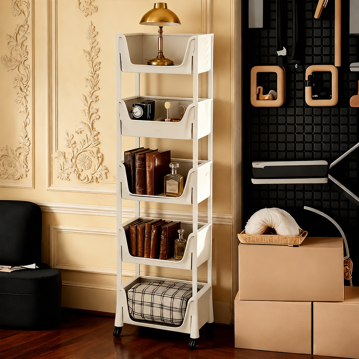 3/5-Tier Multifunctional Storage and Organizing Rack