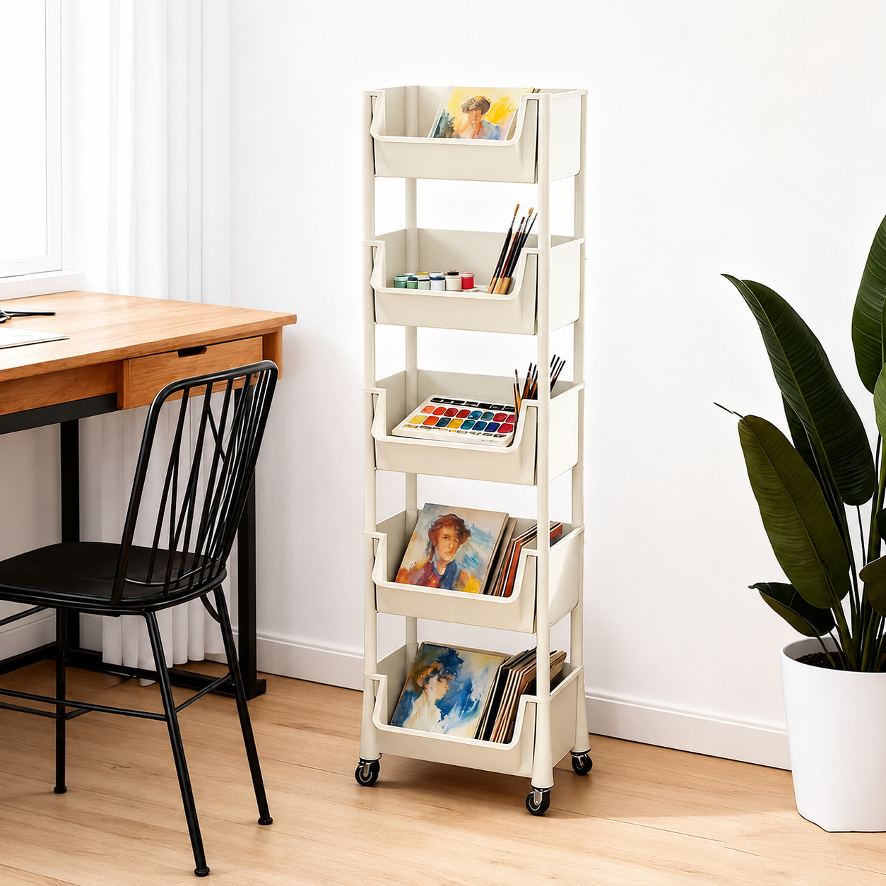 3/5-Tier Multifunctional Storage and Organizing Rack